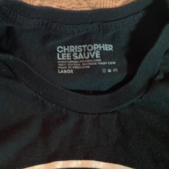 Christopher LEE SAUVE  T-Shirt NOS Grace Maus Coddington Collectible  pOP art - Picture 8 of 10